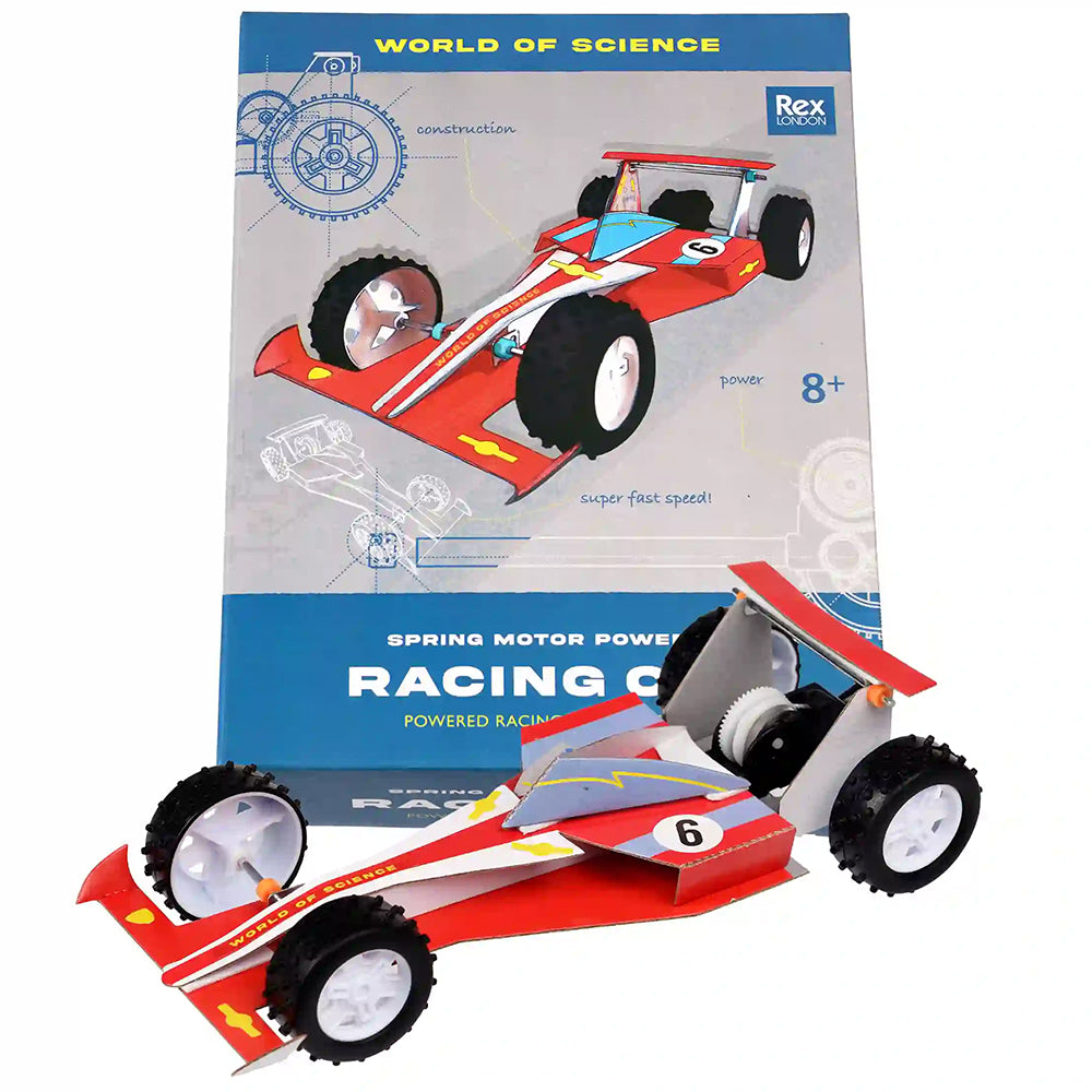 Motor Powered Racing Car | Model Activity Kit for Kids | Boxed Gift Idea