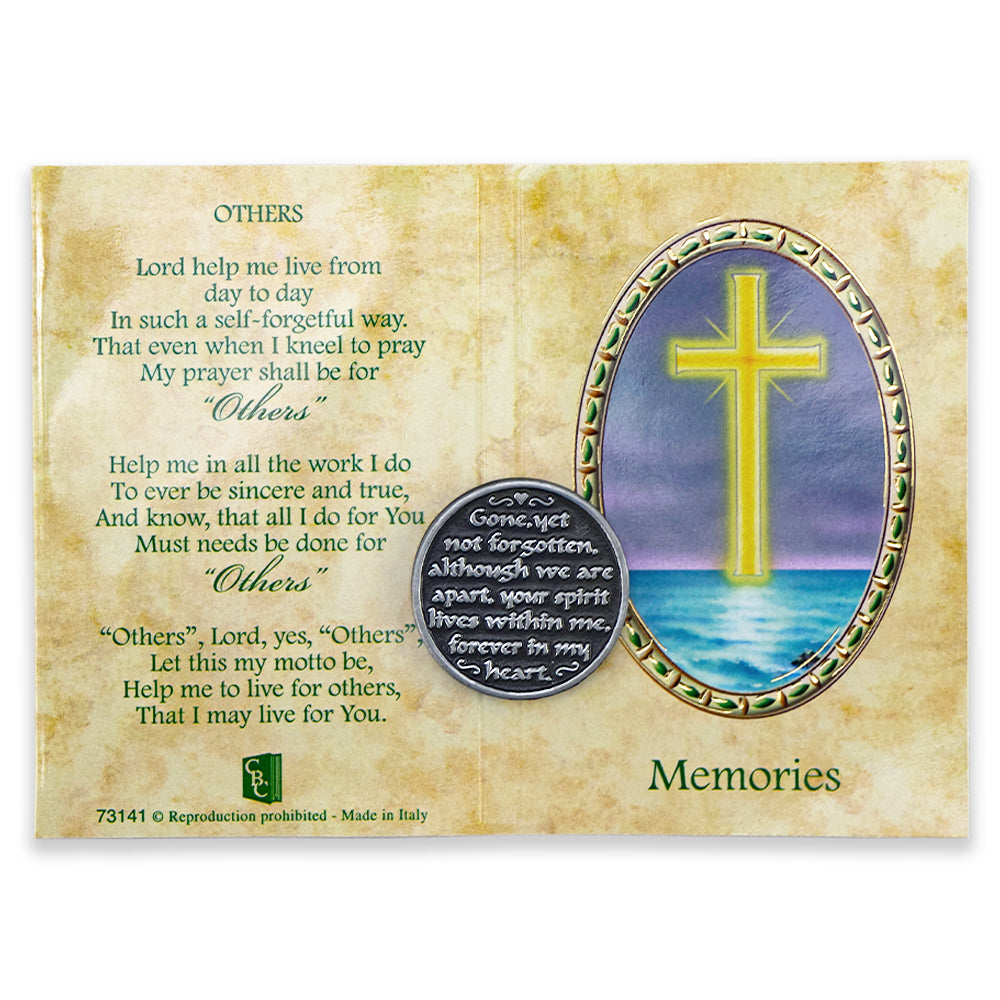Christian Faith | Metal Pocket Token &amp; Prayer Card | Cracker Filler Gift