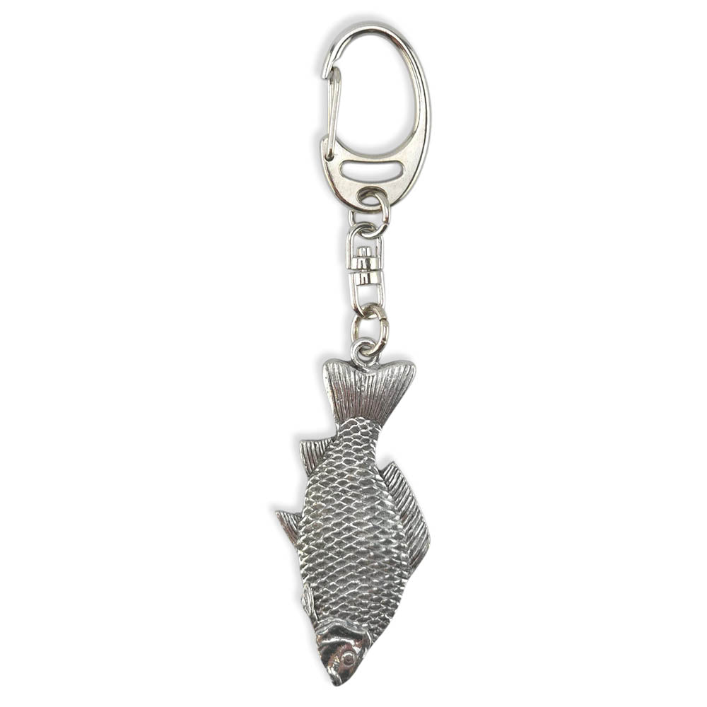 Carp Fishing | Chunky English Pewter 3D Keyring | Little Gift | Cracker Filler