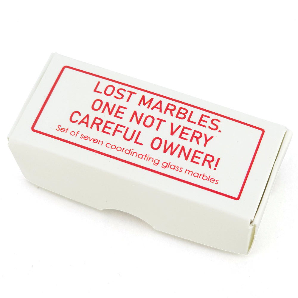 Lost Marbles. One Not Very Careful Owner! | Grown Up Marbles | Cracker Filler