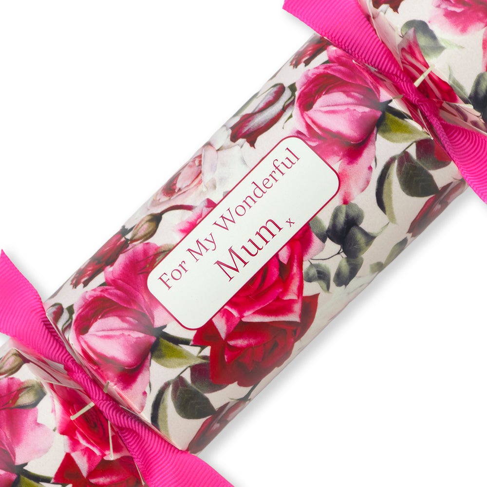 For My Wonderful Mum | Mother's Day Cracker Craft Kit | Perfect Rose | Single