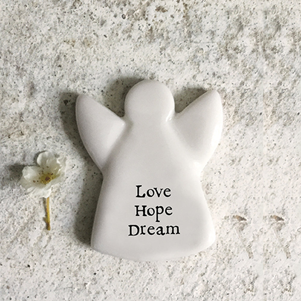 Love Hope Dream | Guradian Angel | Ceramic Token | Cracker Filler | Mini Gift