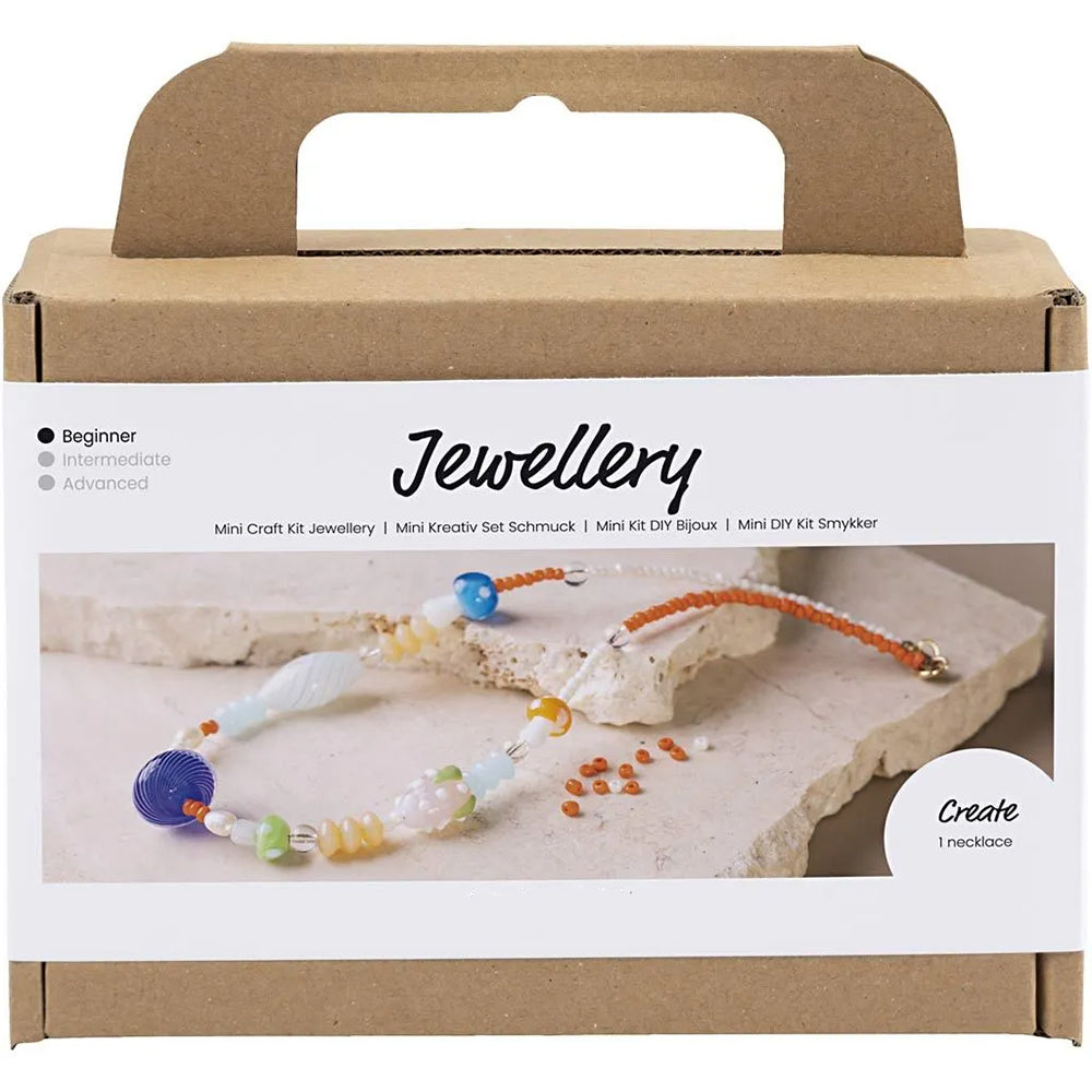 Bright Chunky Bead Necklace | Jewellery Making Craft Kit