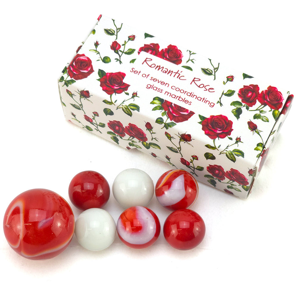 Romantic Rose | Mini Box of Marbles | Cracker Filler | Little Gift