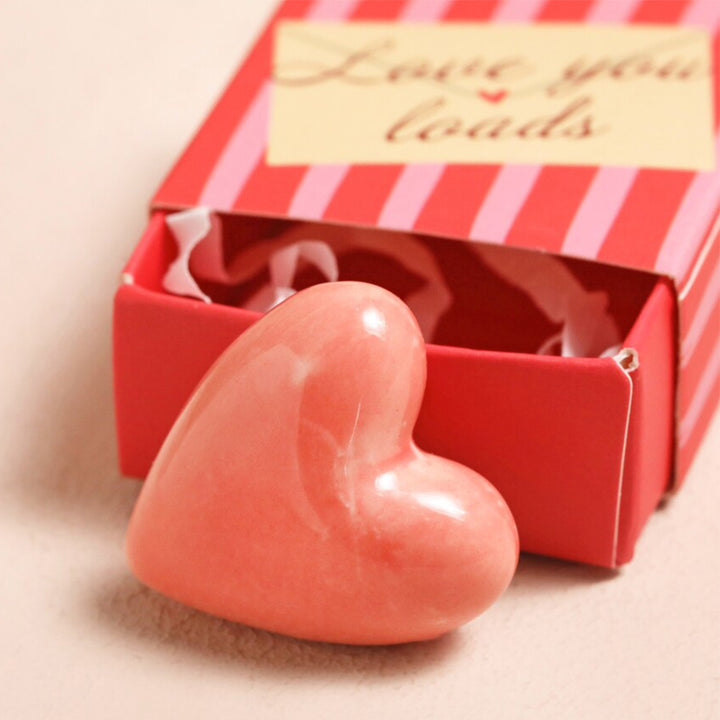 Love You Loads | Mini Matchbox & Heart Token | Little Gift | Cracker Filler