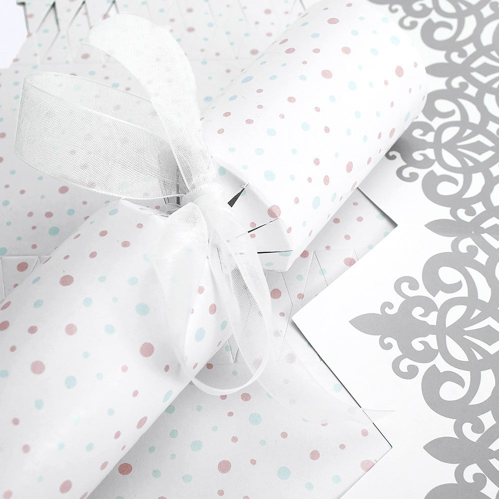 Gender Reveal Polka Dots | Cracker Making Craft Kit | Make &amp; Fill Your Own