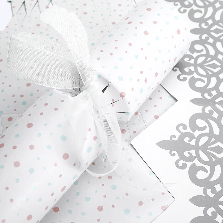 Gender Reveal Polka Dots | Cracker Making Craft Kit | Make &amp; Fill Your Own