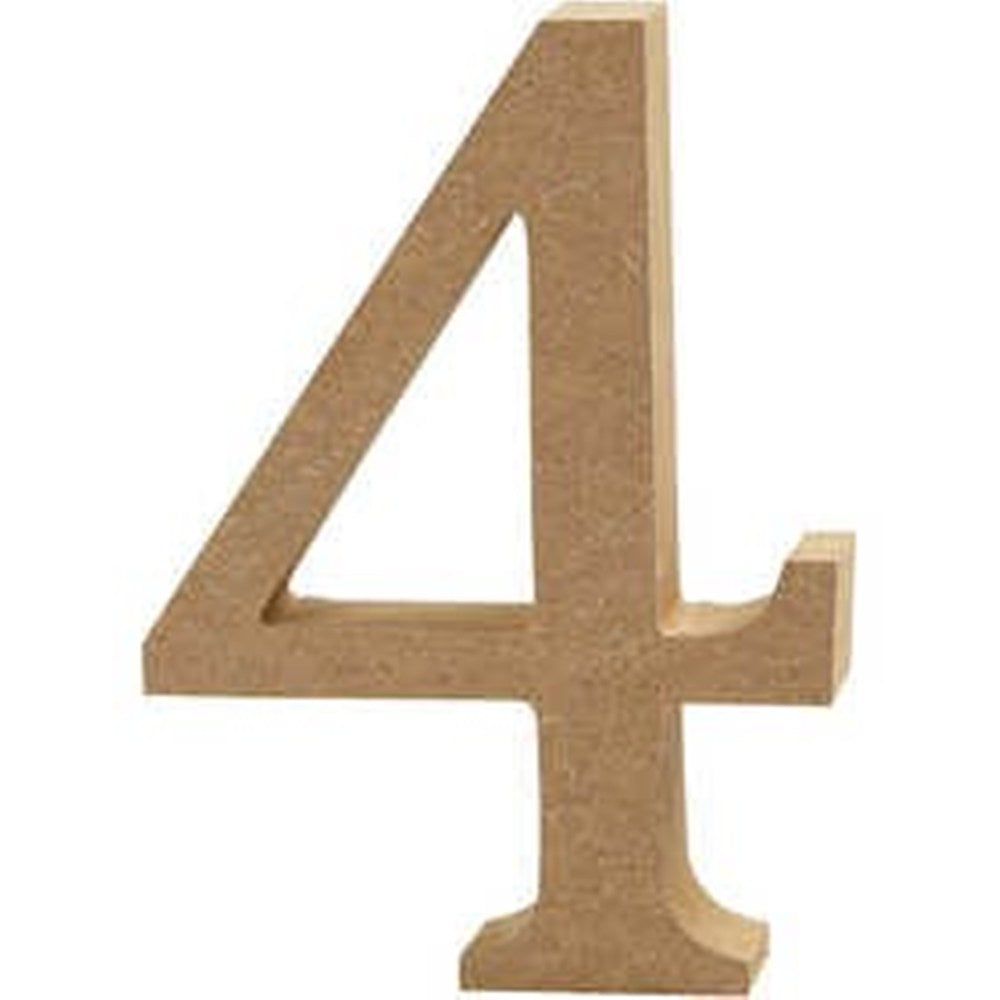 Medium 8cm Wooden MDF Letters, Numbers & Symbols | Wood Shapes for Crafts