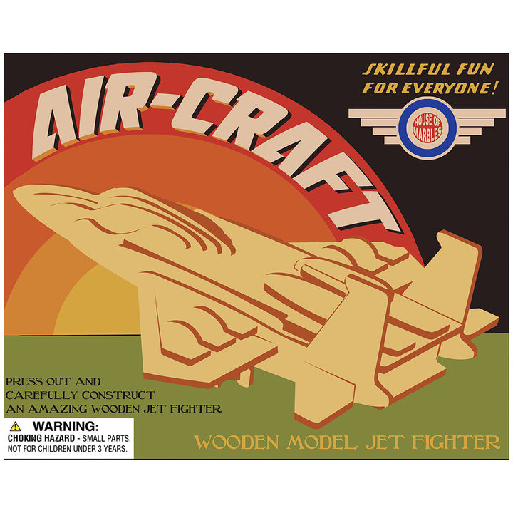 Aircraft | Wooden Construction Kit for Kids | No Glue | Crafty Gift Idea
