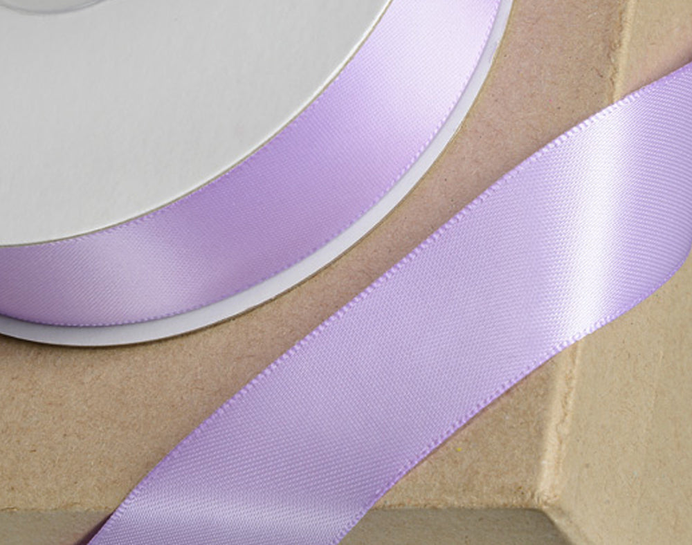 Lilac | 23mm Double Faced Satin Ribbon | 25m Long