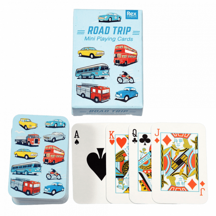 On the Road | Kids Mini Playing Cards | Little Gift | Cracker Filler