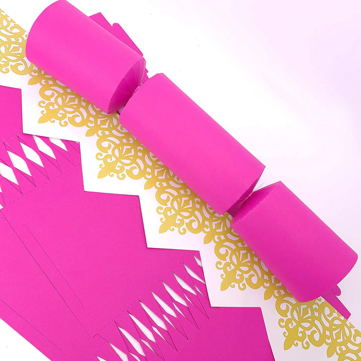 Shocking Pink | Cracker Making DIY Craft Kits | Make Your Own | Eco Recyclable