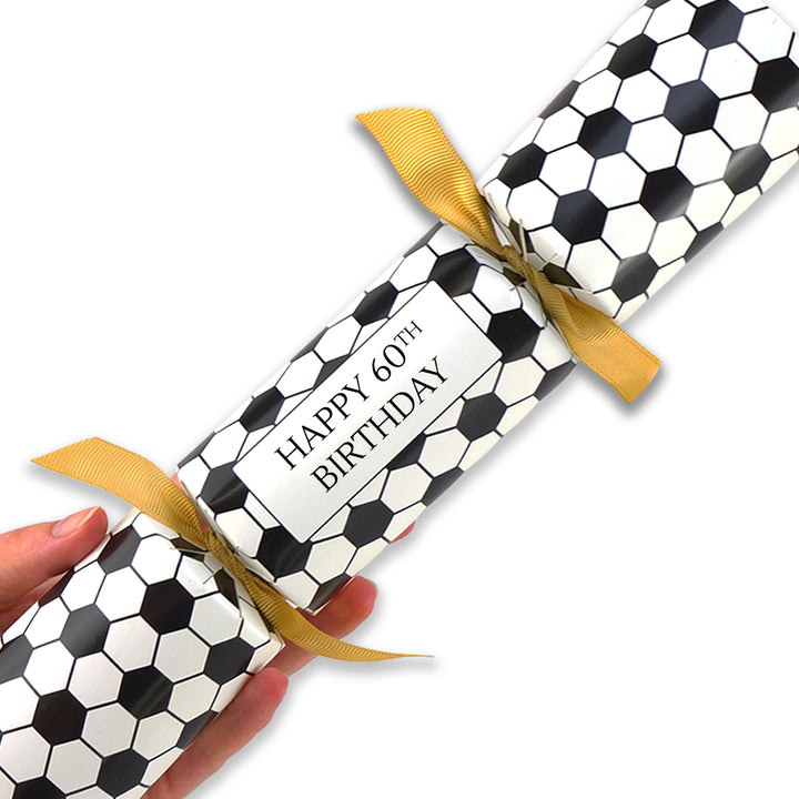 Milestone Birthday Football Fan | Cracker Making Craft Kit | Make Your Own