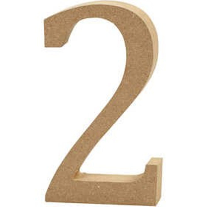 Large 13cm Wooden MDF Capital Letters, Numbers & Symbols for Crafts