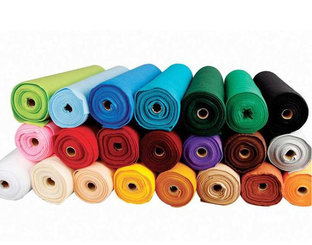 1m or 5m Polyester Felt Rolls for Crafts