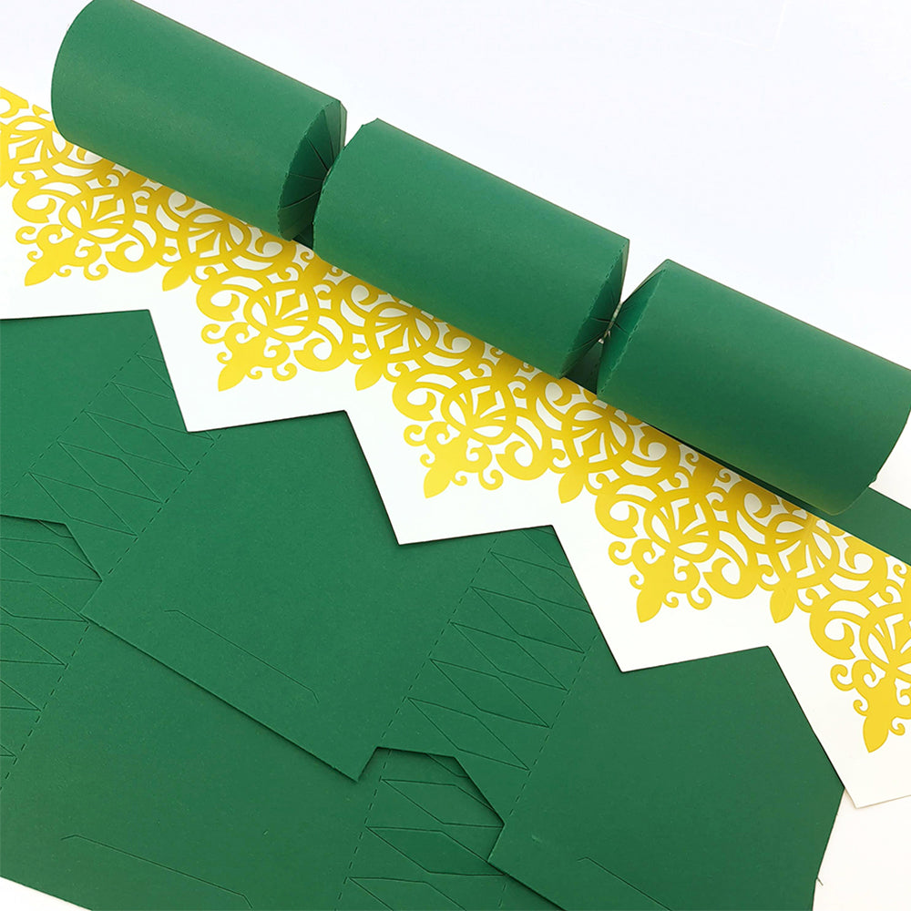 Rich Green | Premium Cracker Making DIY Craft Kits | Make Your Own | Eco Recyclable