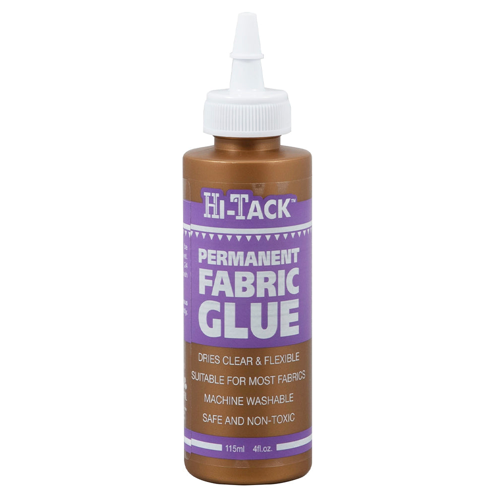 115ml Hi Tack Permanent Fabric Glue | Craft Adhesive | Machine Washable