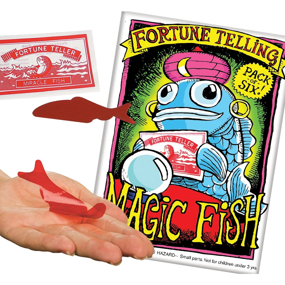 Fortune Teller Fish for Crackers (6 Pack) - Cracker Filler Gift