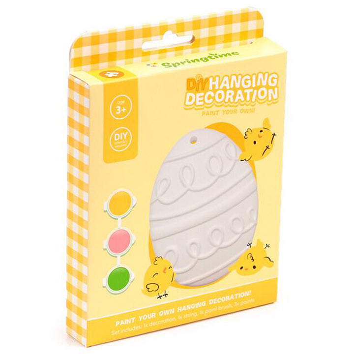 Easter Egg | Springtime Paint Your Own Ceramic Decoration | Kids Craft Kit