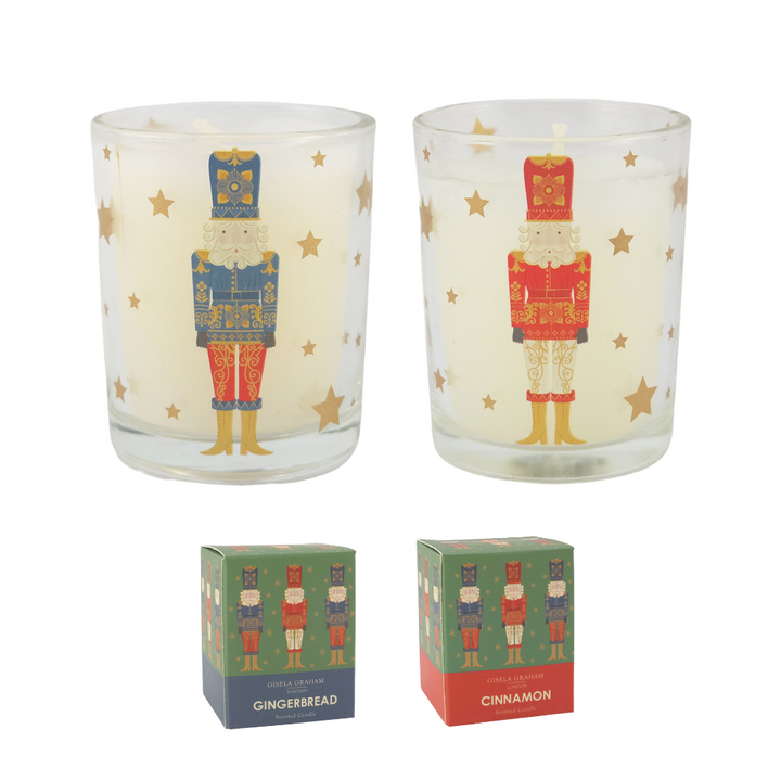 Christmas Nutcracker | Mini Boxed Scented Candle | Single | Gisela Graham