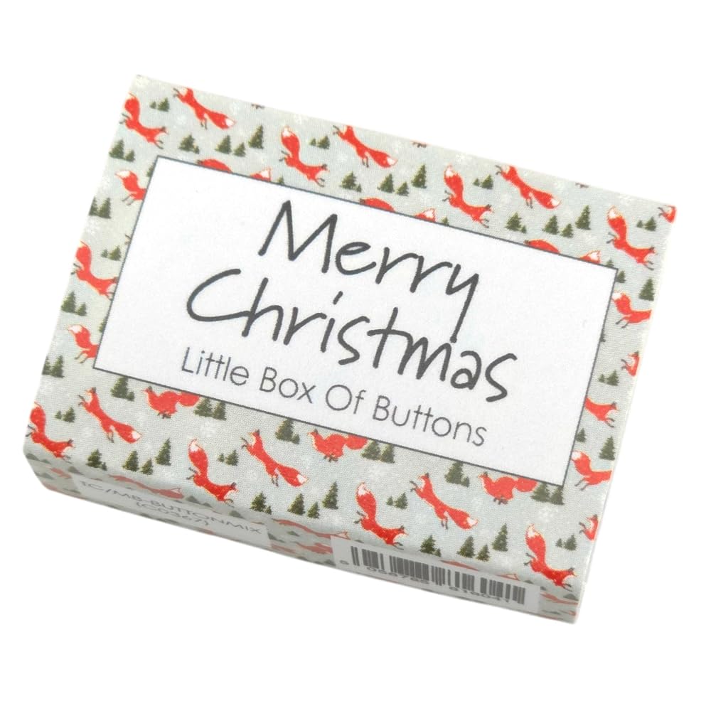 Christmas Fox | Little Crafty Box of Buttons | Cracker Filler | Little Gift