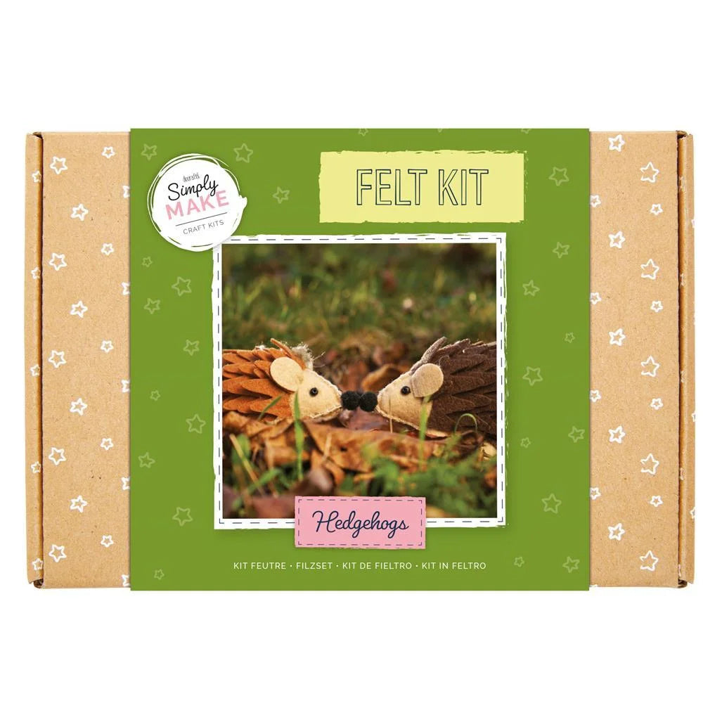 Hedgehog Felt Kit | Adult Craft Kit