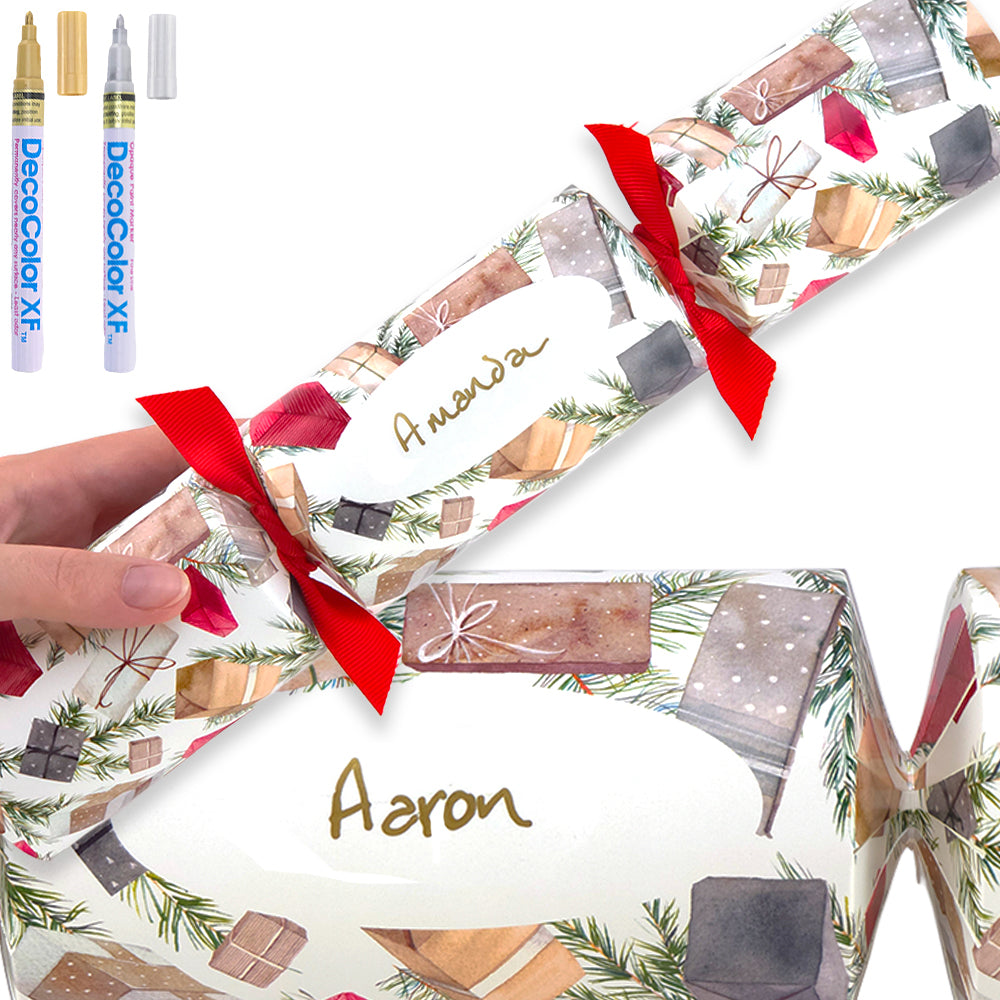 Personalise Your Own Christmas Crackers Craft Kit | Pine & Presents | Minimum 4