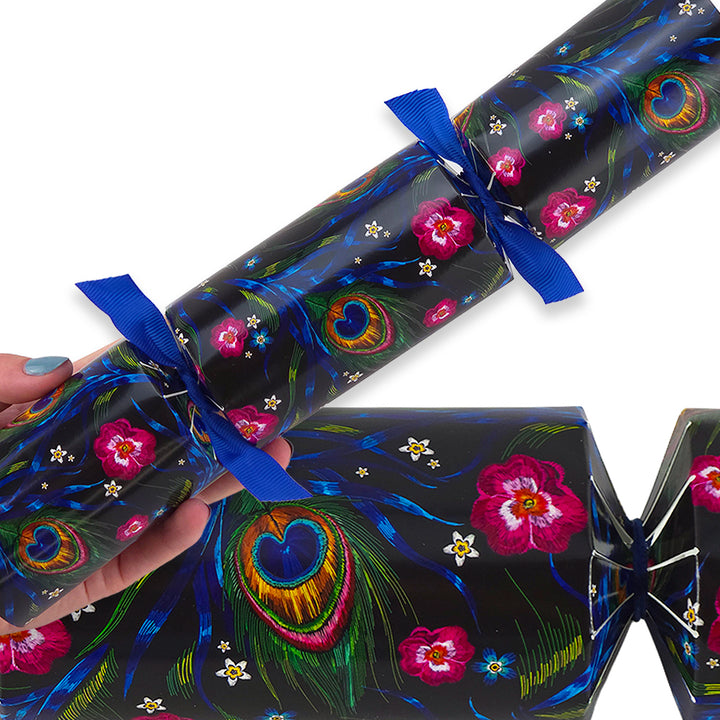 Embroidered Peacock | Cracker Making Craft Kit | Make &amp; Fill Your Own