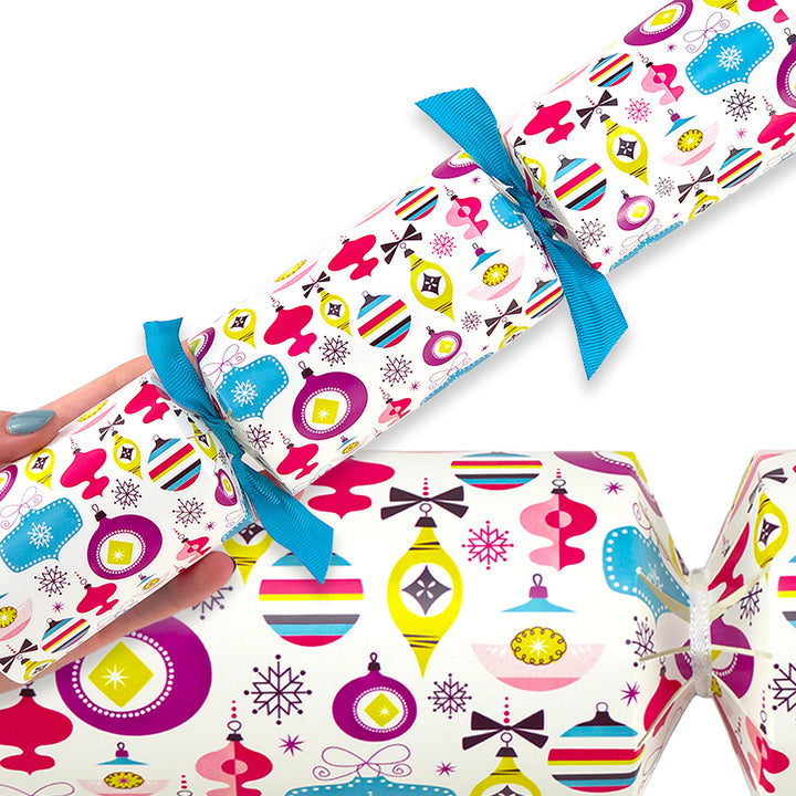 Retro Christmas Ornaments | Cracker Making Craft Kit | Make &amp; Fill Your Own