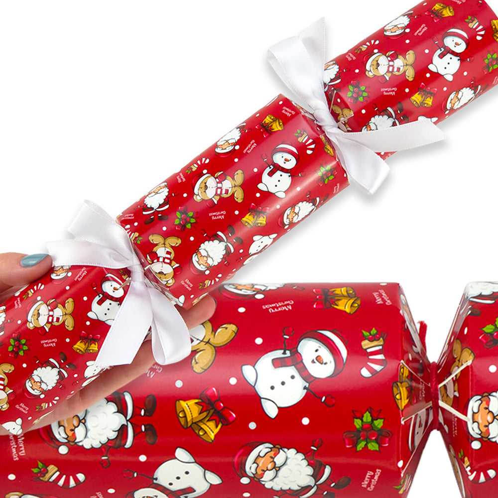 Santa &amp; Friends | Christmas Cracker Making Craft Kit | Make &amp; Fill Your Own