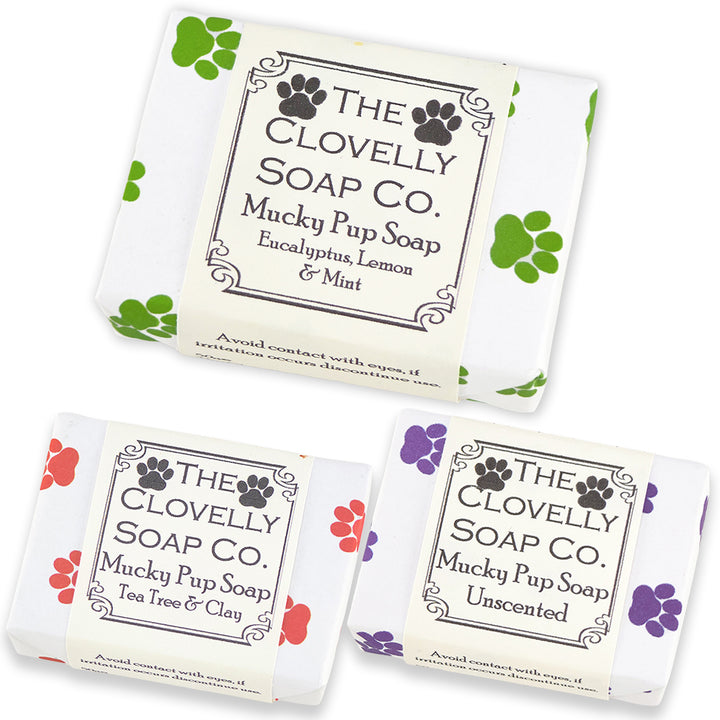 Mucky Pup | Scented or Unscented | Luxury Dog Soap | 50g | Cracker Filler Gift