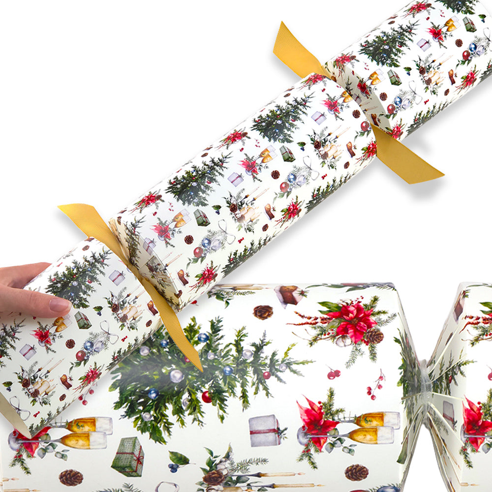 Extra Large & Jumbo | Reusable Keepsake Cracker Kits | Traditional Christmas