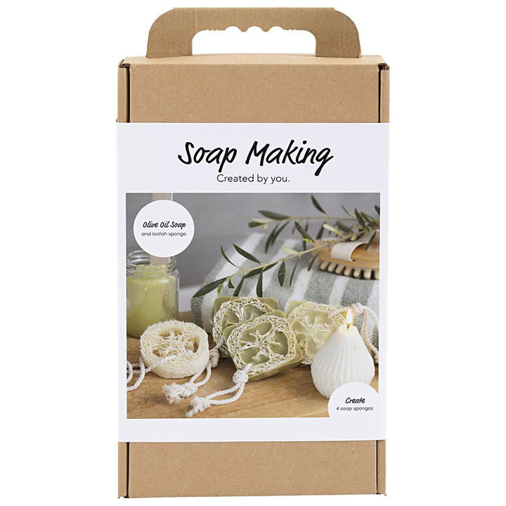 Soap Loofahs | Soap Making Complete Craft Kit | Makes 4 Sponges | Gift Idea