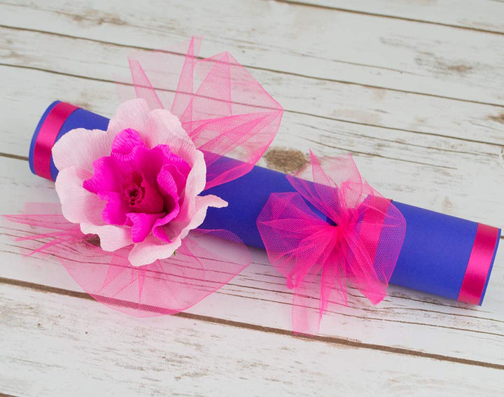 Light Fuchsia Floristry Crepe for Paper Flower Making Crafts