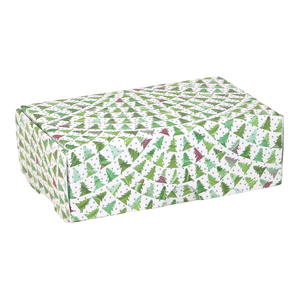 Christmas Tree Wave | Little Gift Box | Soap Bar Sized | Single or 6 Boxes | 57x88x30mm