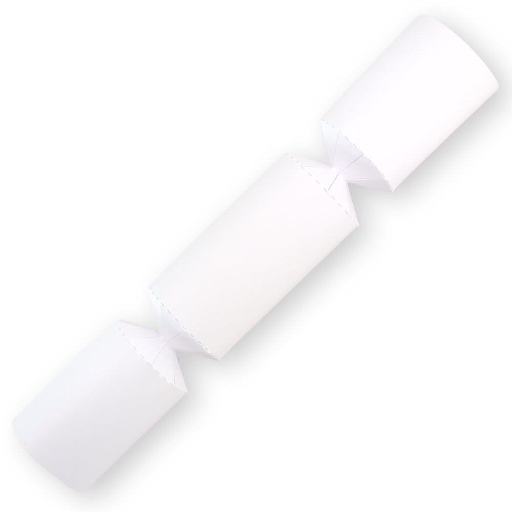 Pure White | Small Crackers | Make &amp; Fill Your Own Crackers | Eco Recyclable
