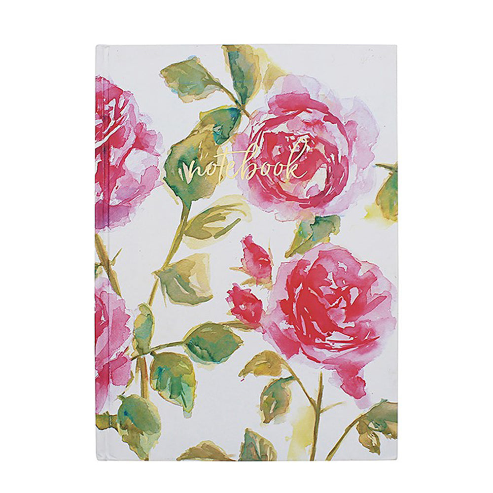 A5 Lined Notebook | Gorgeous Pink Rose Garden