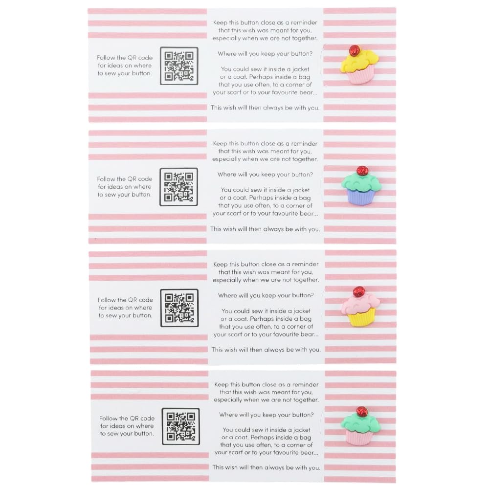 You Are The Cherry On Top of My Cake | Button Wishes Sew On Token | Little Gift