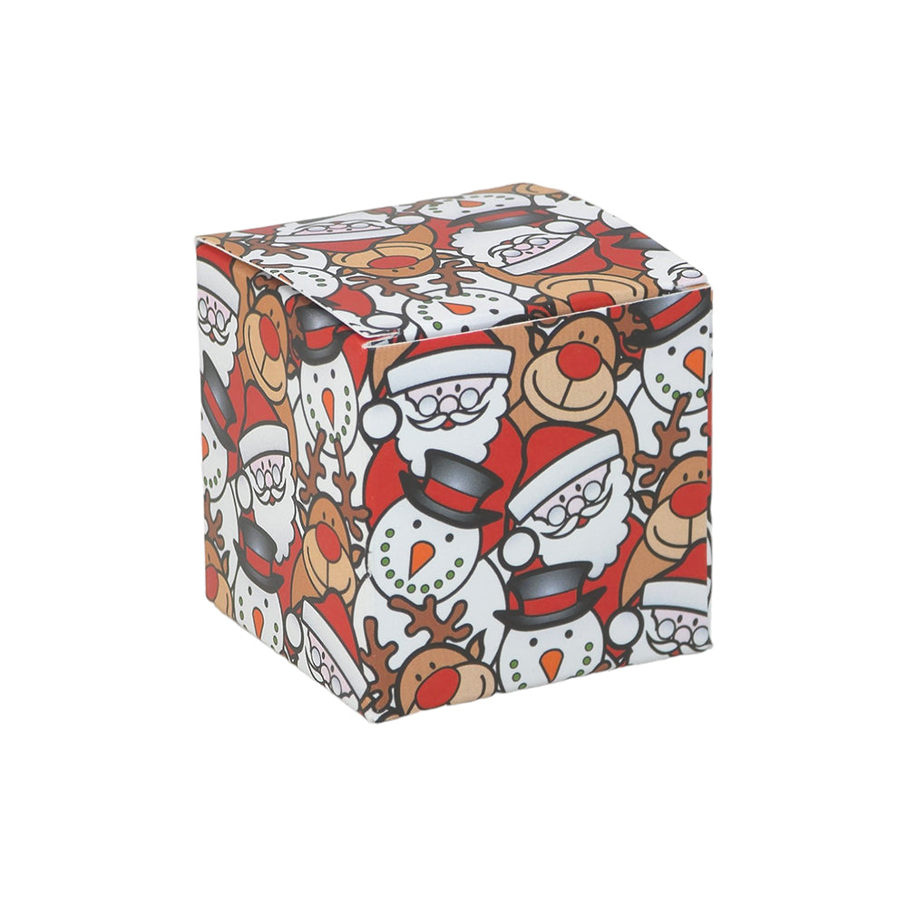 Christmas Character | Mini Gift Box | 5cm Cube | 6 Boxes