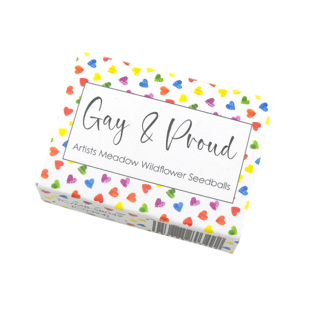 Gay and Proud | Artist Mix | 6 Seedball Box | Cracker Filler | Little Gift
