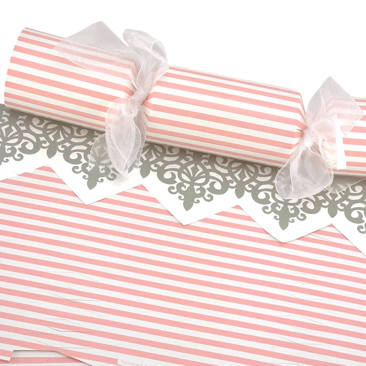 Pink Candy Stripes | Cracker Making Craft Kit | Make &amp; Fill Your Own