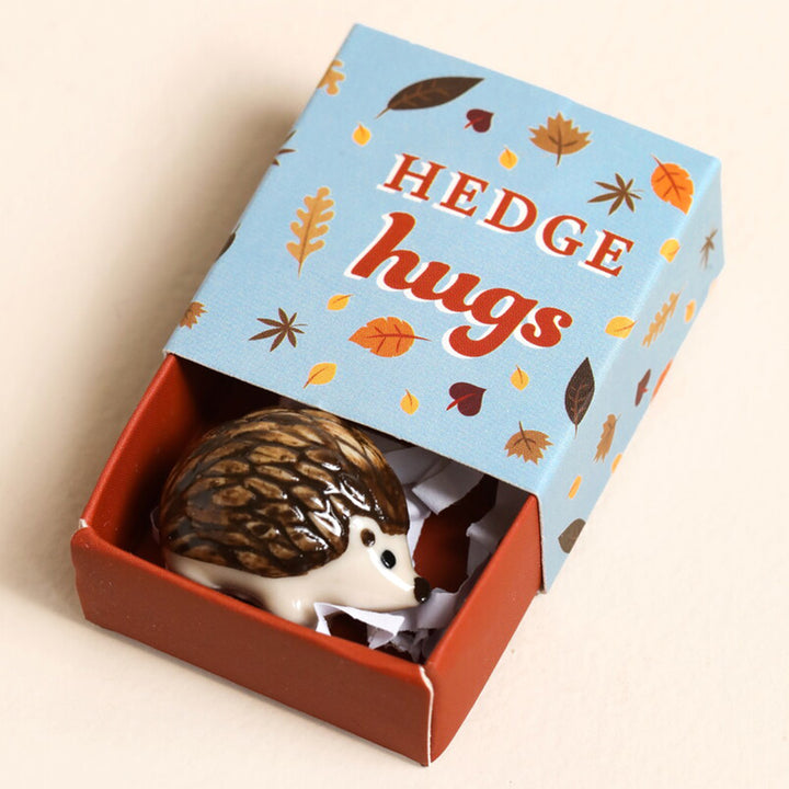 Hedge Hugs | Mini Matchbox & Hedgehog Token | Little Gift | Cracker Filler