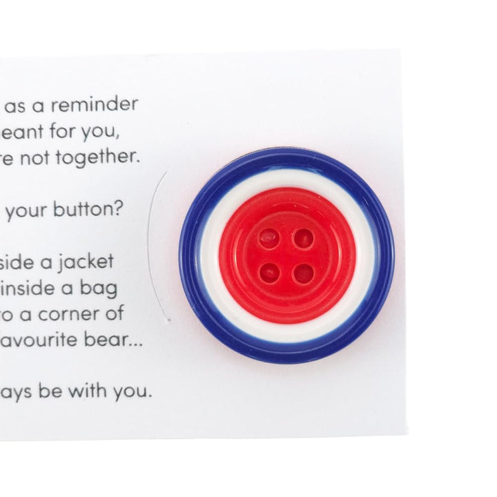 You Are Bang on Target | Button Wishes Sew On Token | Little Gift | Cracker Filler