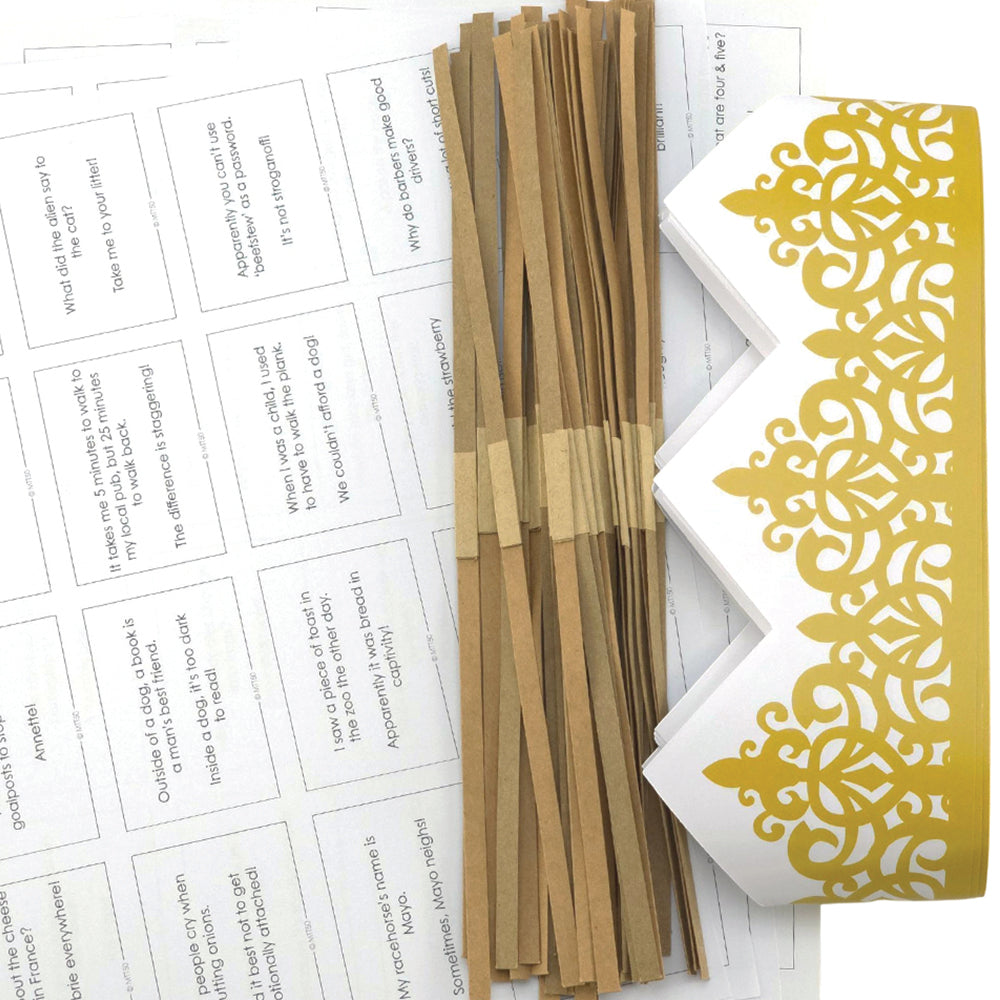 Shades of Yellow | Bulk Craft Kits to Make 150 Crackers | Recyclable