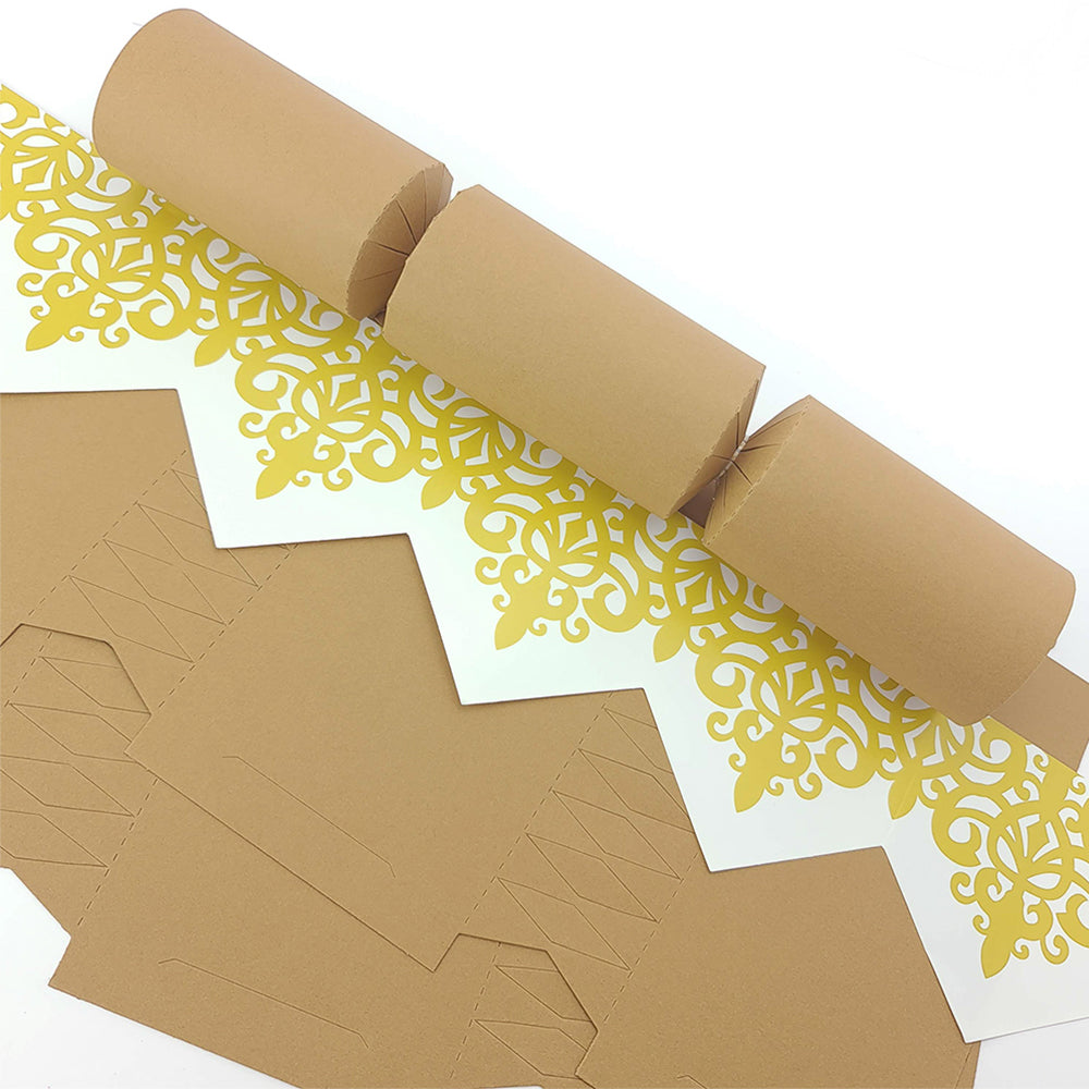 Tan Brown | Premium Cracker Making DIY Craft Kits | Make Your Own | Eco Recyclable