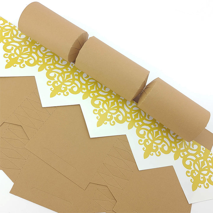 Tan Brown | Premium Cracker Making DIY Craft Kits | Make Your Own | Eco Recyclable