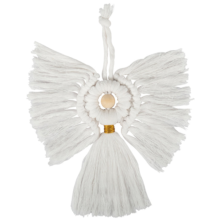 Angel | Make Your Own Christmas Macrame Hanger | Small Craft Kit