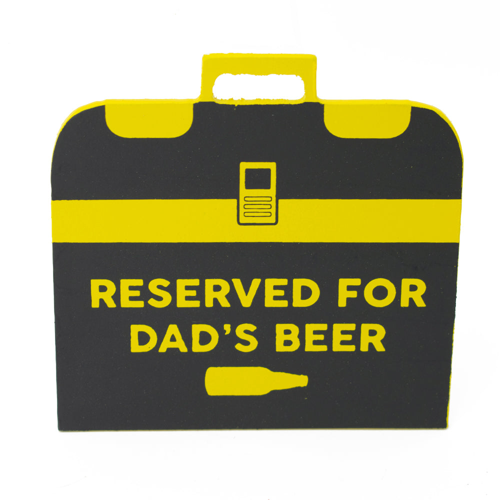 Reserved for Dad's Beer - DIY Coaster Gift for Men