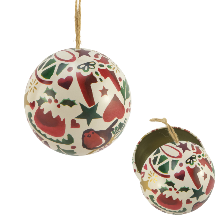 Fillable Tinware Christmas Bauble | Emma Bridgewater | 7cm