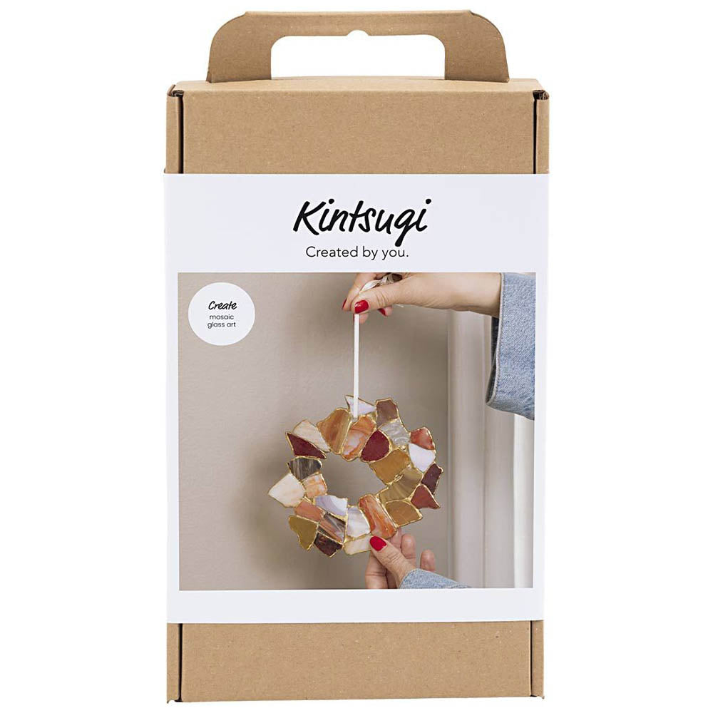 Kintsugi Complete Craft Kit | Makes a Pretty Mosaic Decoration | Adult Crafts